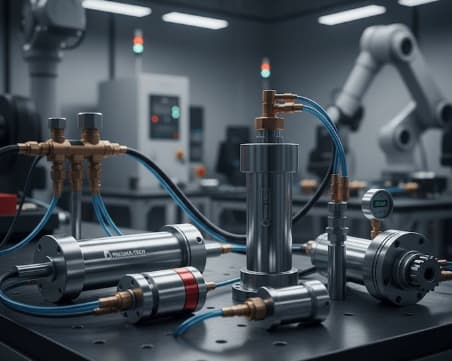 Principais tipos de atuadores pneumáticos e suas aplicações industriais